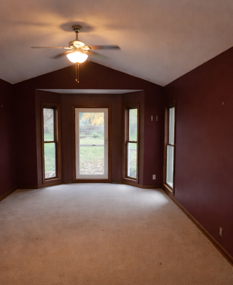 Modern Living Space - Before