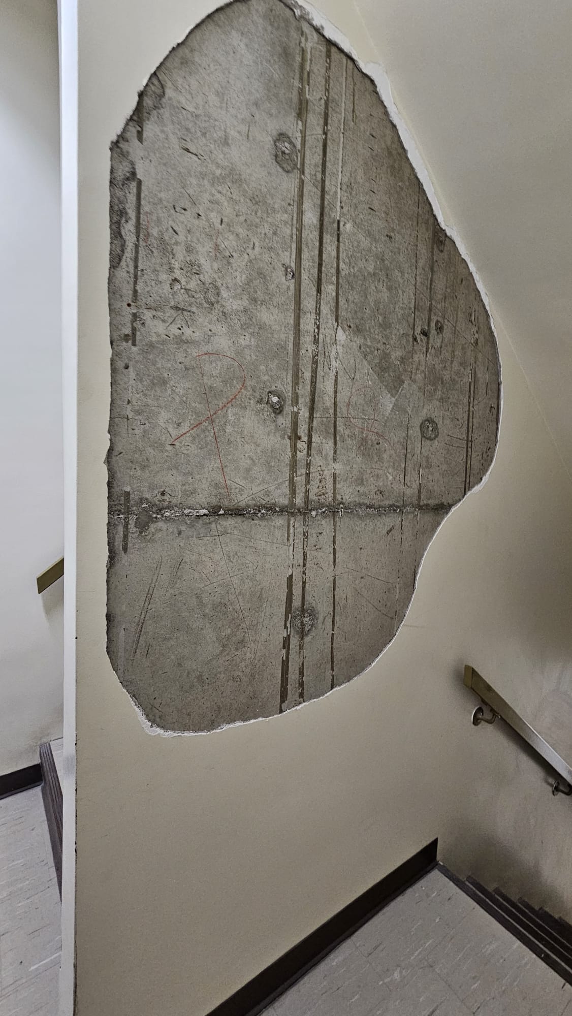 Drywall Repair & Finishing - Before